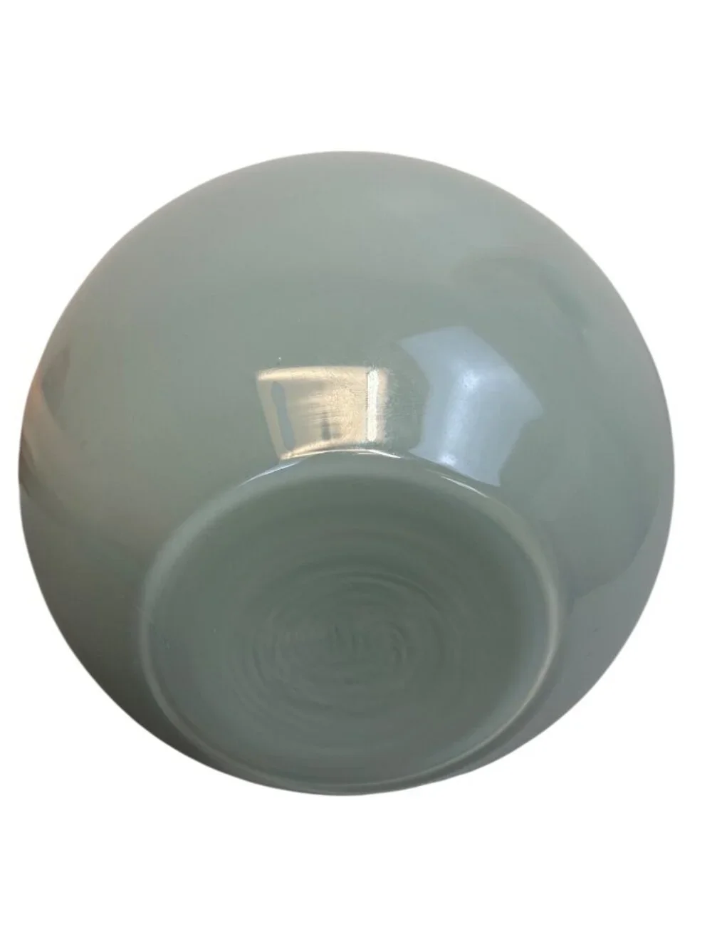 Alicja Handmade Art Glass Vase Gray Cased Glass Hand Blown Poland Modern Decor